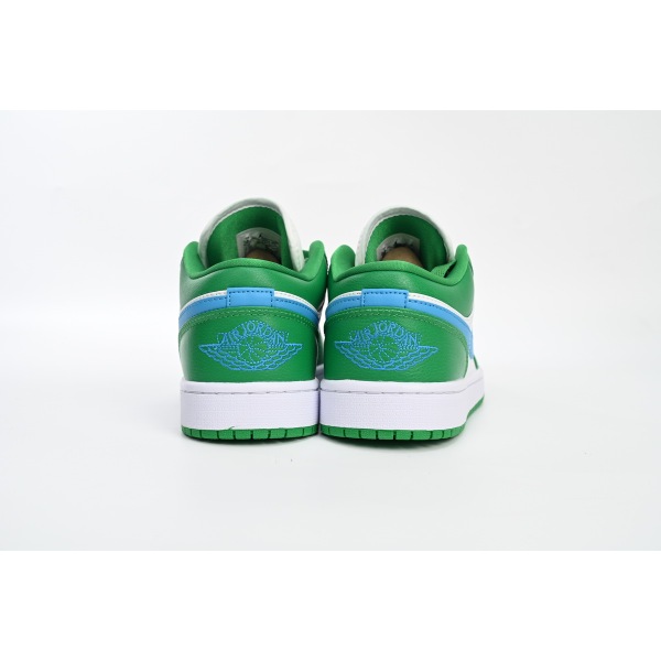 Jordan 1 Low Lucky Green Aquatone DC0774-304