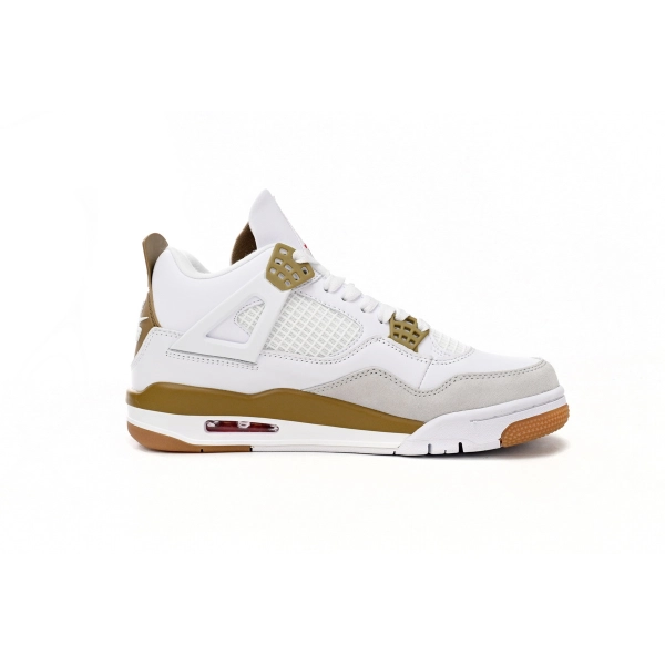 Nike SB x Air Jordan 4 White Brown DR5415-120 (Advance Batch)