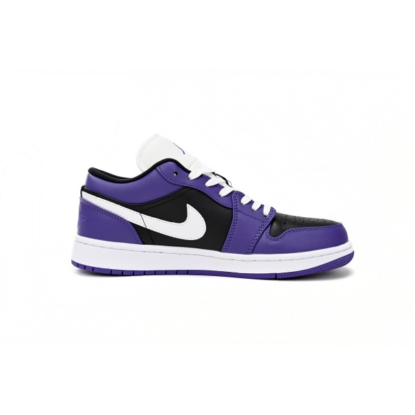Jordan 1 Low Court Purple Black 553558-501