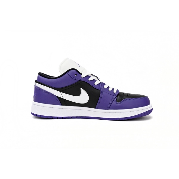 Jordan 1 Low Court Purple Black 553558-501