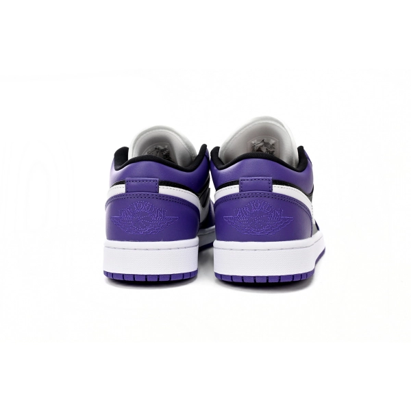 Jordan 1 Low Court Purple Black 553558-501