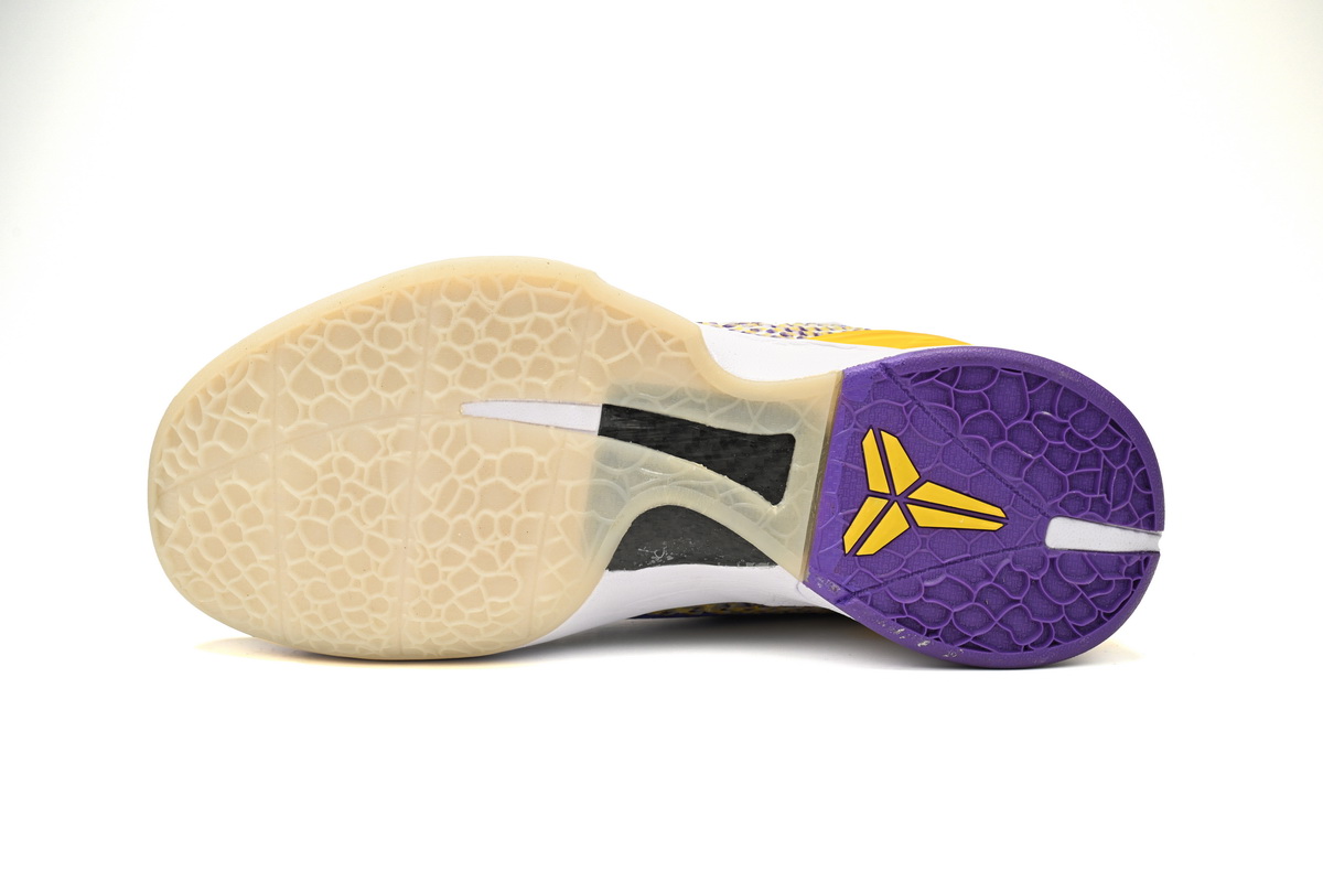 Nike Kobe 6 White Purple Yellow CW2190-105