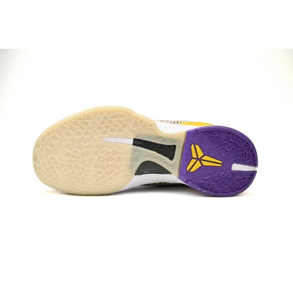Nike Kobe 6 White Purple Yellow CW2190-105