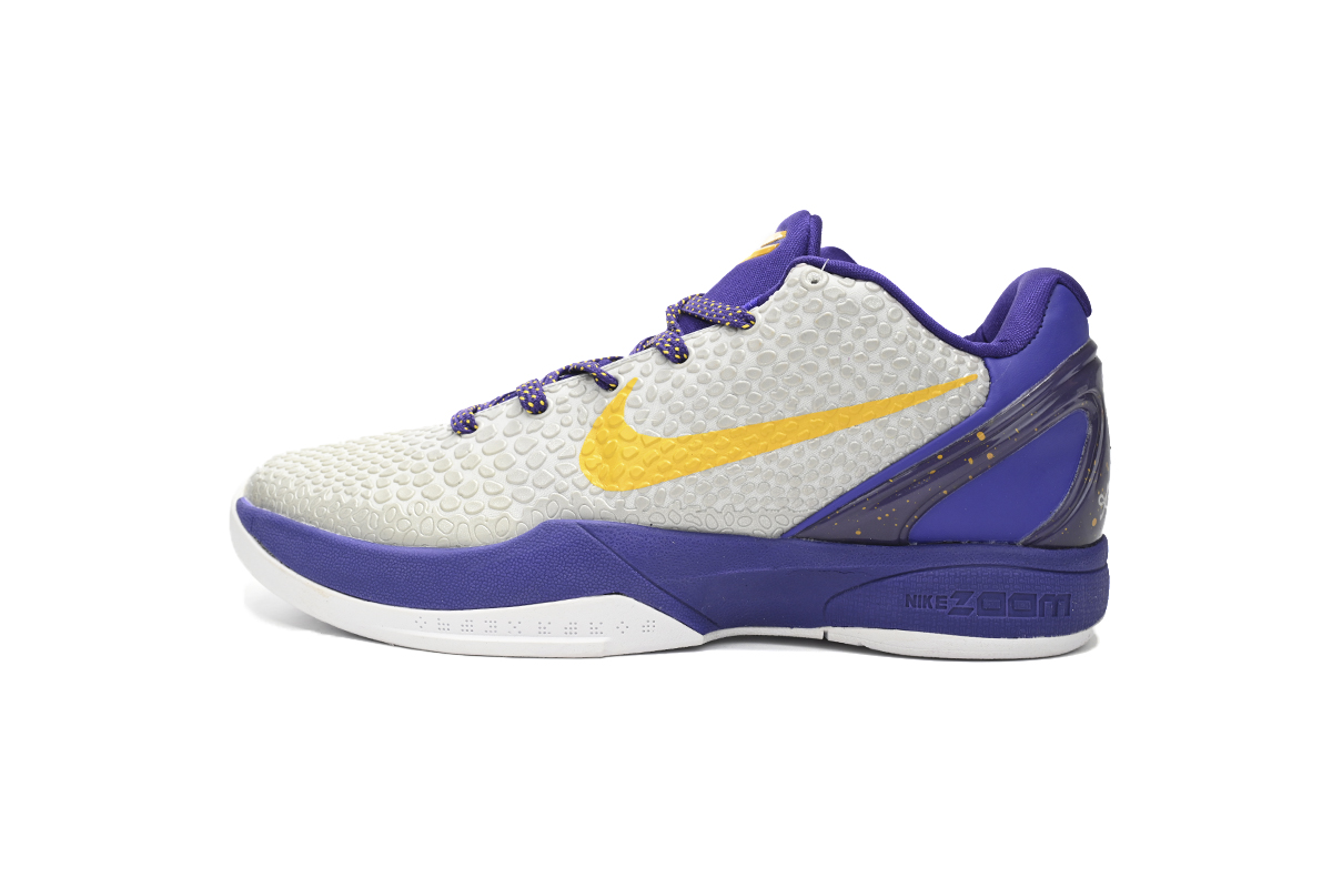Nike Kobe 6 White Purple CW2190-104