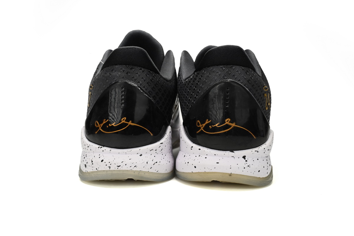 Nike Kobe 5 Protro Black White Gold CD0824-127
