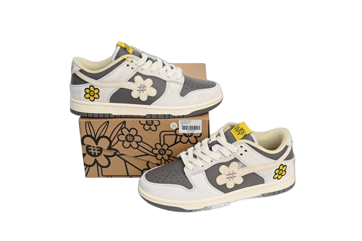 Nike SB Dunk WTP MOSS Beige Gray WTPS 1063-32-024 (LC Batch)