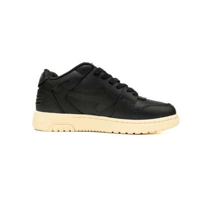 OFF-WHITE Out Of Office OOO Low Tops Black Gum OMIA189F 23LEA001 1010