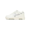 OFF-WHITE Out Of Office OOO Low Tops White Silver OMIA189F 23LEA009 0172