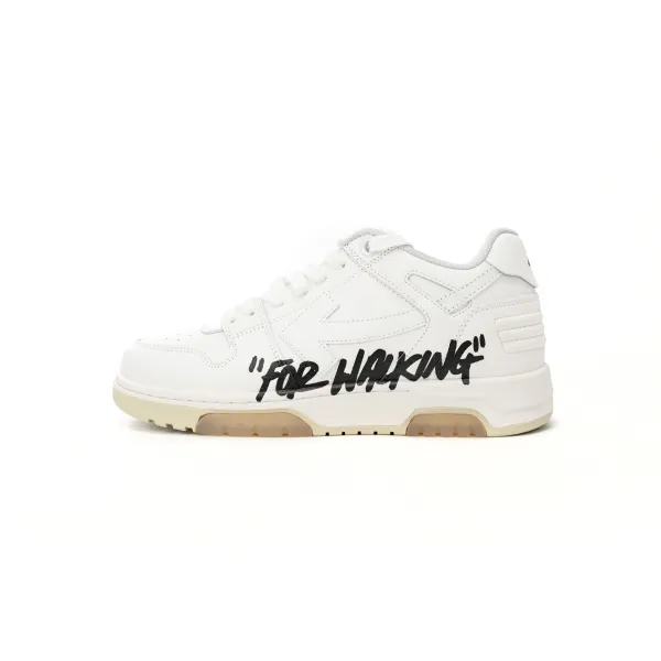 OFF-WHITE Out Of Office OOO Low Tops For Walking White Black OMIA189R2 1LEA00 20101