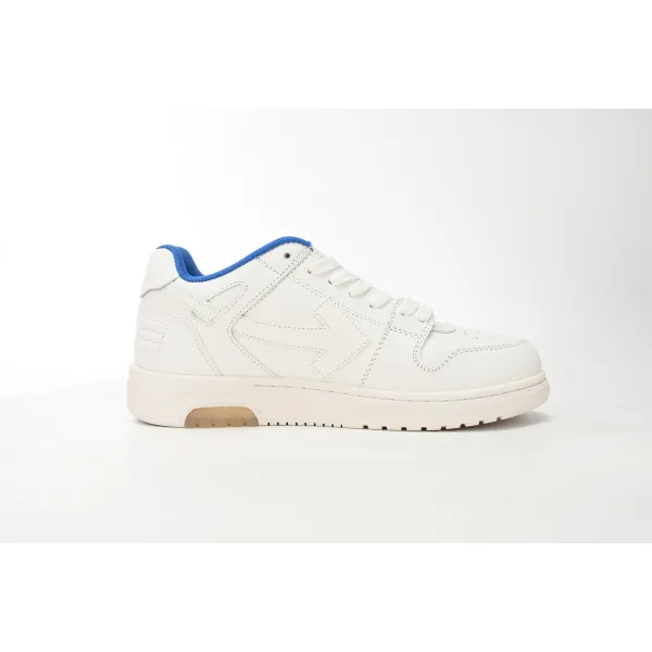 OFF-WHITE Out Of Office OOO Low Tops For Walking White White Dark Blue SS22 OMIA18 9S22LEA00 30145