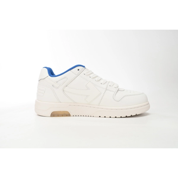 OFF-WHITE Out Of Office OOO Low Tops For Walking White White Dark Blue SS22 OMIA18 9S22LEA00 30145