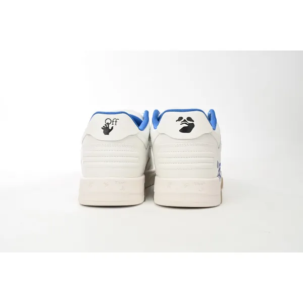 OFF-WHITE Out Of Office OOO Low Tops For Walking White White Dark Blue SS22 OMIA18 9S22LEA00 30145