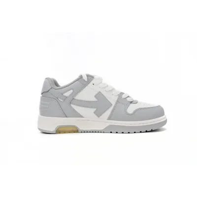 OFF-WHITE Out Of Office OOO Low Tops Grey White OMIA189 C99LEA00 40901