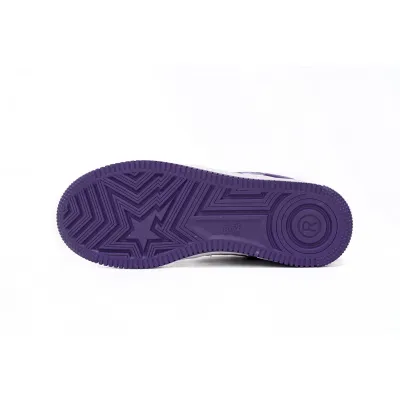 A Bathing Ape Bape Sta Low White Purple 1170 0191 007