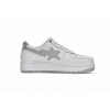 A Bathing Ape Bape Sta Low White Grey 1H73-191-921 