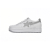 A Bathing Ape Bape Sta Low White Grey 1H73-191-921 