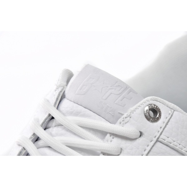 A Bathing Ape Bape Sta Low White Grey 1H73-191-921 