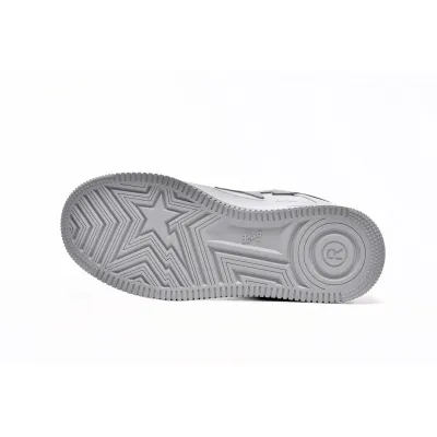 A Bathing Ape Bape Sta Low White Grey 1H73-191-921 