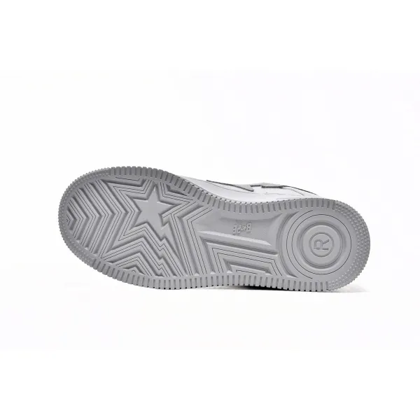 A Bathing Ape Bape Sta Low White Grey 1H73-191-921 