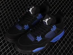 The Air blue thunder jordan 4 reps will be released in a replica in 2023
