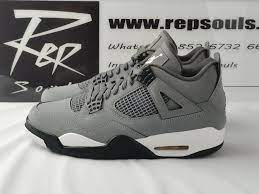 A popular and highly sold sneaker for the Cool jordan 4 cool grey reps
