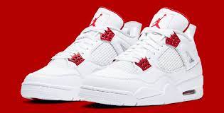 The texture is really attractive, and there are many "pure white metals" ❗ Nike Air Jordan 4 Retro jordan 4 metallic red reps