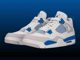 AJ4 Another Classic Color Confirmation Return! ' jordan 4 military blue reps ' is also about to be reproduced in white and blue