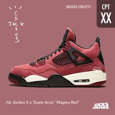 Purple version! Travis Scott x Air Jordan 4 reps