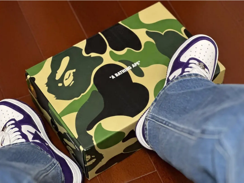 The new bape sta reps condenses minimalist aesthetics