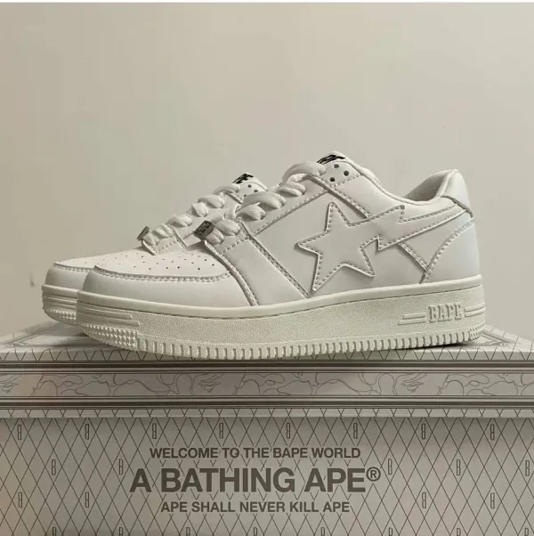 Bape Sta M2 White Leather Reps: A Timeless Icon Reimagined
