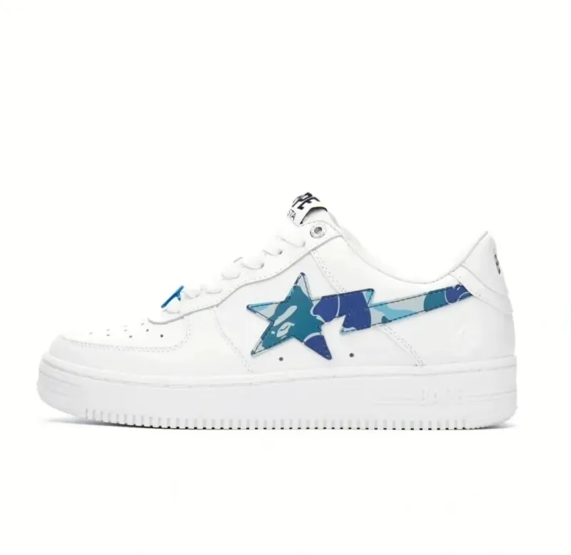 Bape Sta White ABC Camo Blue Reps: A Sneaker Icon Reimagined