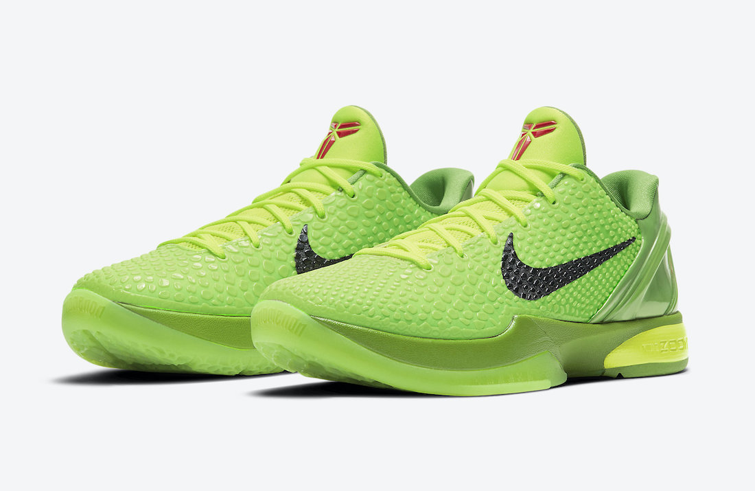 Nike Kobe 6 Protro Grinch CW2190-300 Release Date - SBD