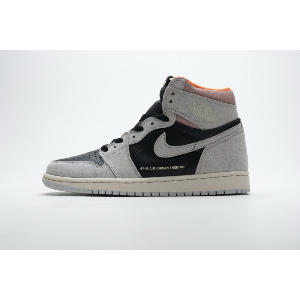 BoostMasterLin  Jordan 1 Retro High Neutral Grey Hyper Crimson 555088-018