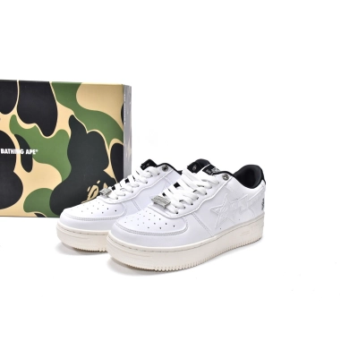 BoostMasterLin A Bathing Ape Bape Sta Low White Black 1H70-191-022 02