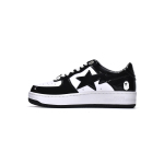 BoostMasterLin A Bathing Ape Bape Sta Patent Leather Black White 1I70-191-002