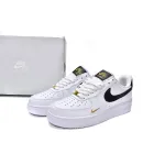 BoostMasterLin Air Force 1 Low &#39;07 Essential White Black Gold Mini Swoosh CZ0270-102