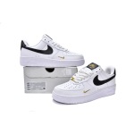 BoostMasterLin Air Force 1 Low &#39;07 Essential White Black Gold Mini Swoosh CZ0270-102