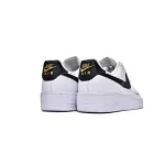 BoostMasterLin Air Force 1 Low &#39;07 Essential White Black Gold Mini Swoosh CZ0270-102