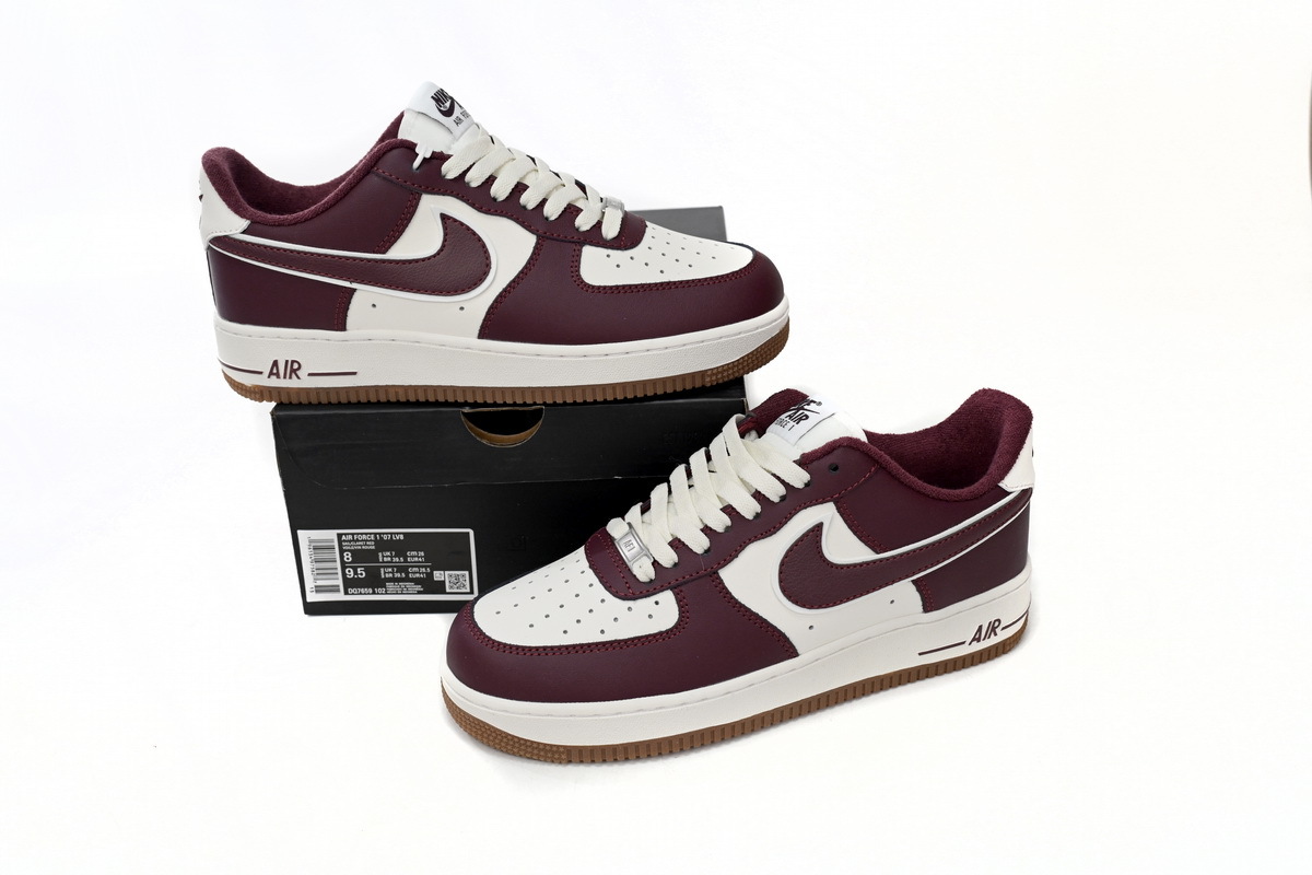BoostMasterLin Air Force 1 Low College Pack Night Maroon DQ7659-102