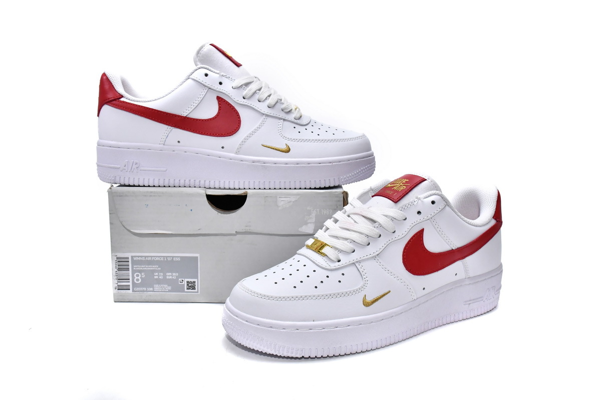 BoostMasterLin Air Force 1 Low Essential Gym Red Mini Swoosh CZ0270-104