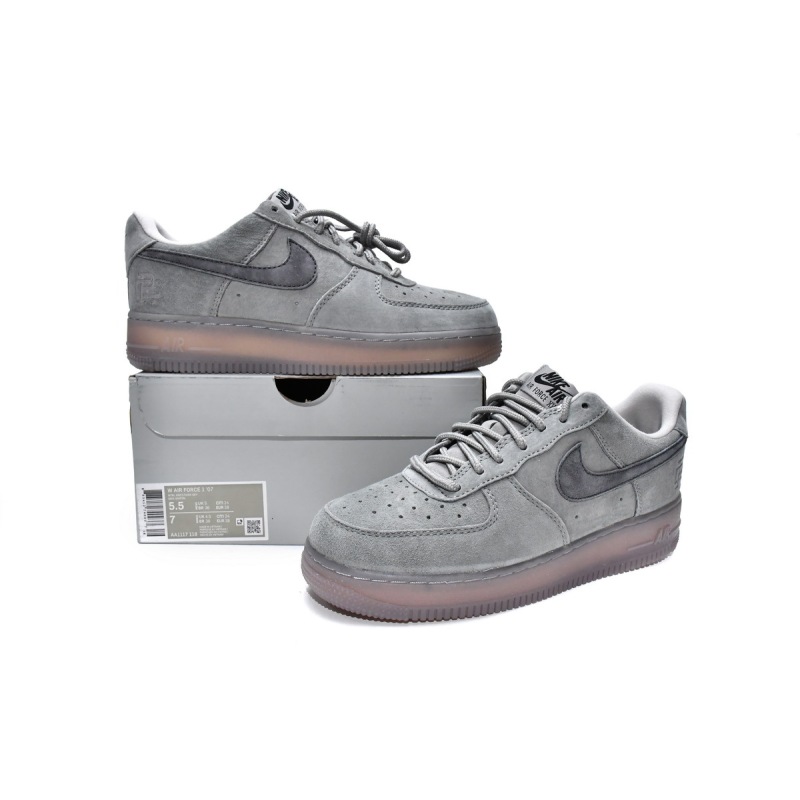 BoostMasterLin Air Force 1 Low Suede Light Grey AA1117-118