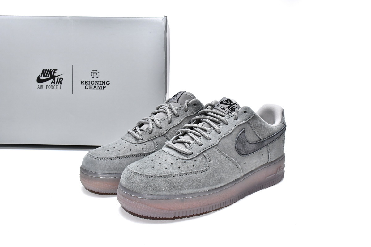 BoostMasterLin Air Force 1 Low Suede Light Grey AA1117-118
