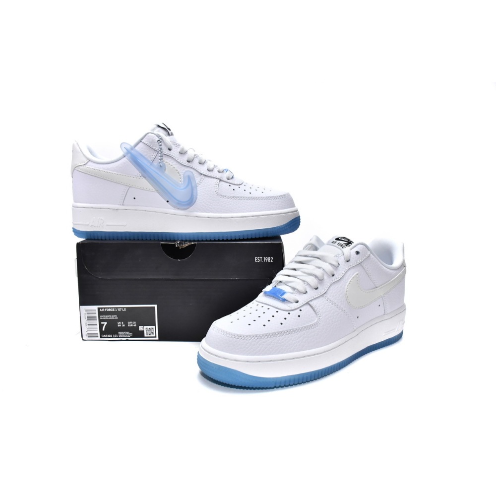 BoostMasterLin Air Force 1 Low UV Reactive Swoosh DA8301-101