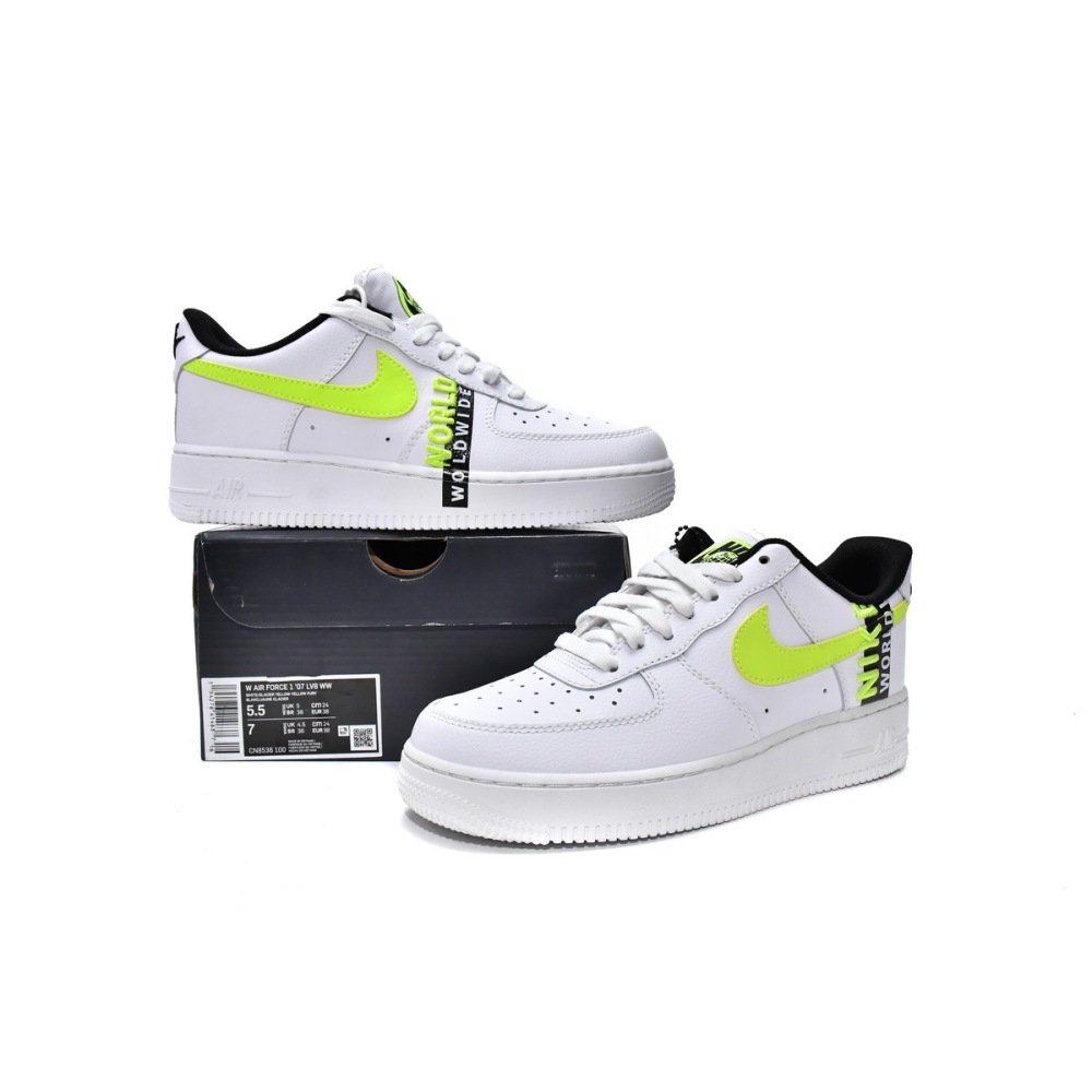 BoostMasterLin Air Force 1 Low Worldwide White Barely Volt CN8536-100