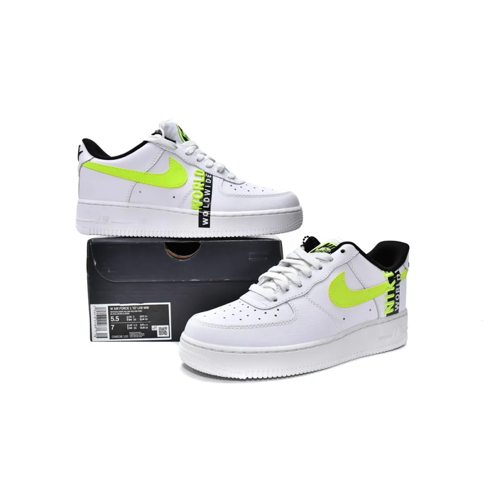 BoostMasterLin Air Force 1 Low Worldwide White Barely Volt CN8536-100