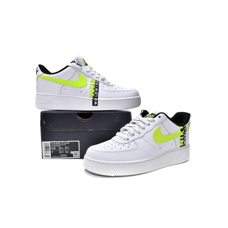 BoostMasterLin Air Force 1 Low Worldwide White Barely Volt CN8536-100