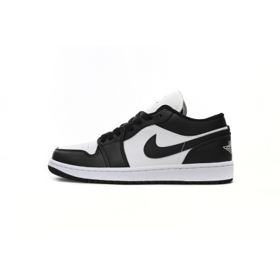 BoostMasterLin Air Jordan 1 Low Black And White DC0774-101 01