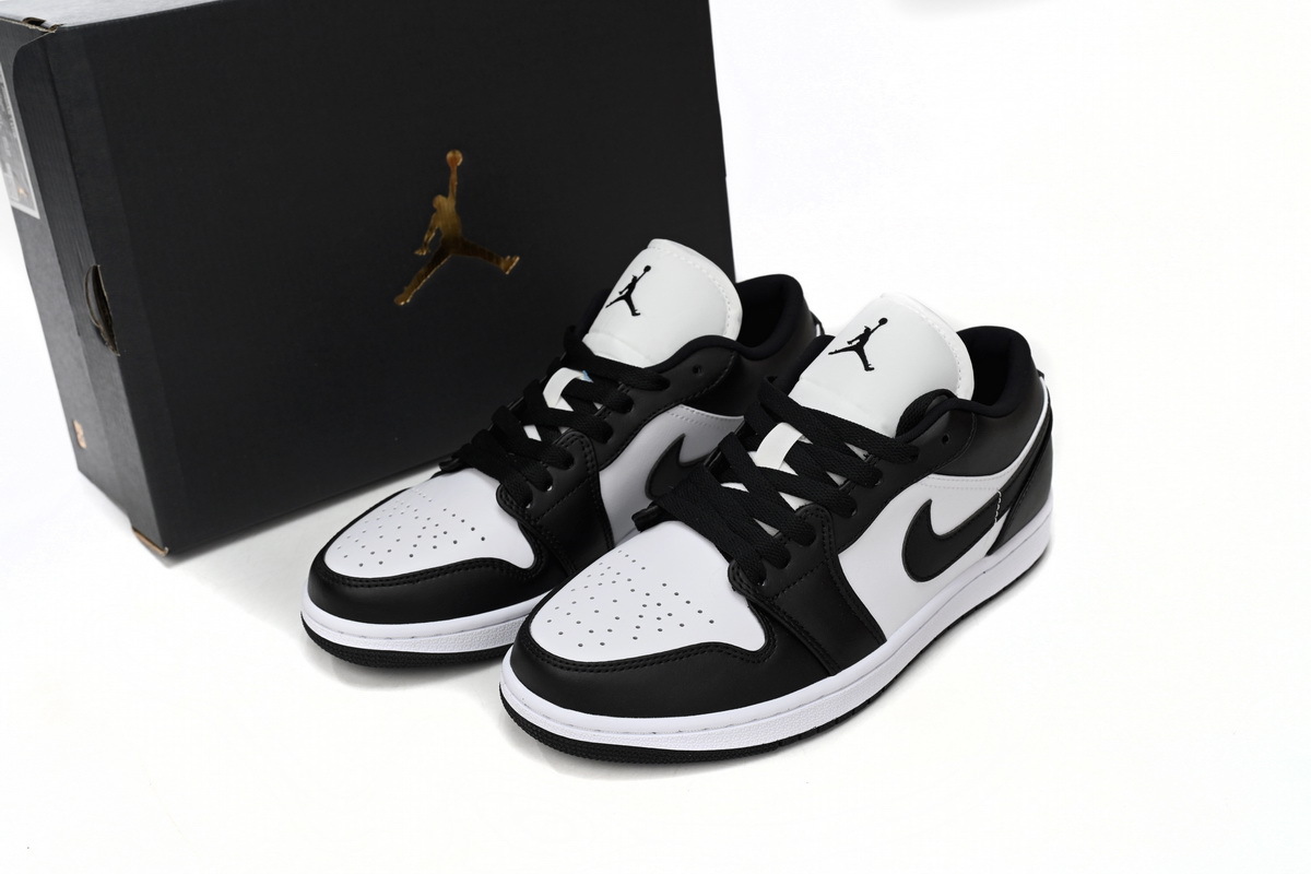BoostMasterLin Air Jordan 1 Low Black And White DC0774-101