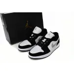 BoostMasterLin Air Jordan 1 Low Black and White Gray 552780-018