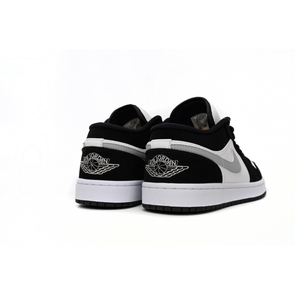 BoostMasterLin Air Jordan 1 Low Black and White Gray 552780-018